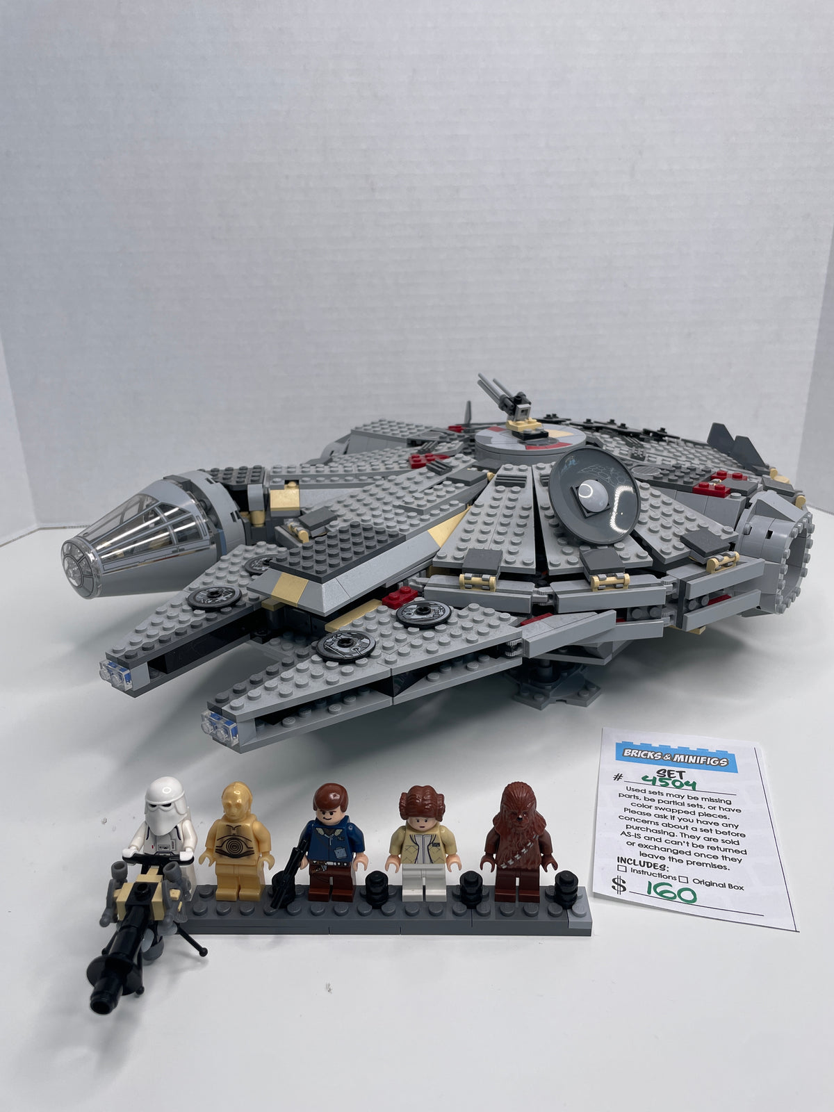 4504 Millennium Falcon (Redesign), Blue box