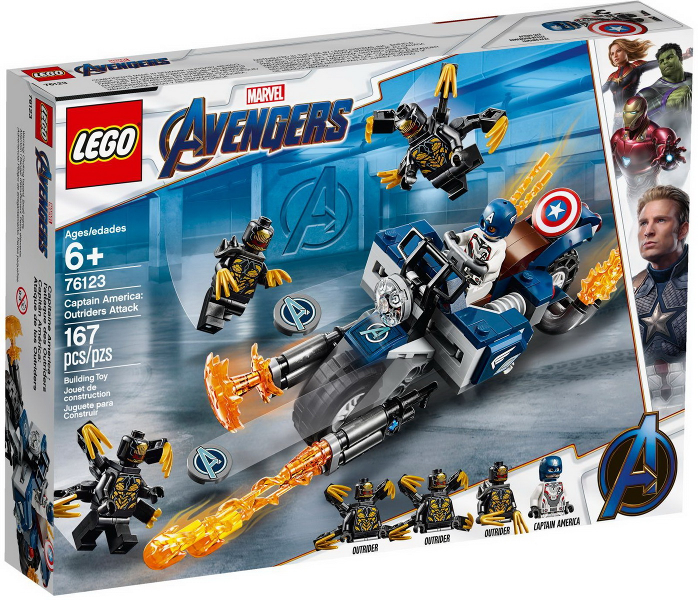 76123 Captain America: Outriders Attack